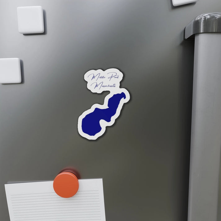 Massachusetts  Middle  Pond  Die  Cut  Magnet  front  position  view  from  context-1  4  x  4.webp