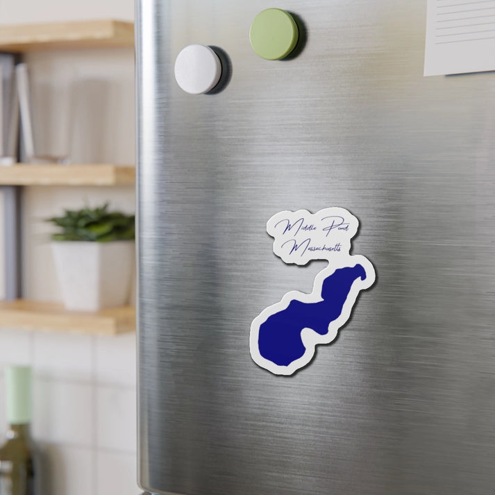 Massachusetts  Middle  Pond  Die  Cut  Magnet  front  position  view  from  context-2  4  x  4.webp