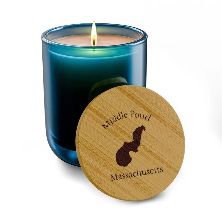 Massachusetts  Middle  Pond  Engraved  Candle  other  position  view  from  front  deep  pacific.webp