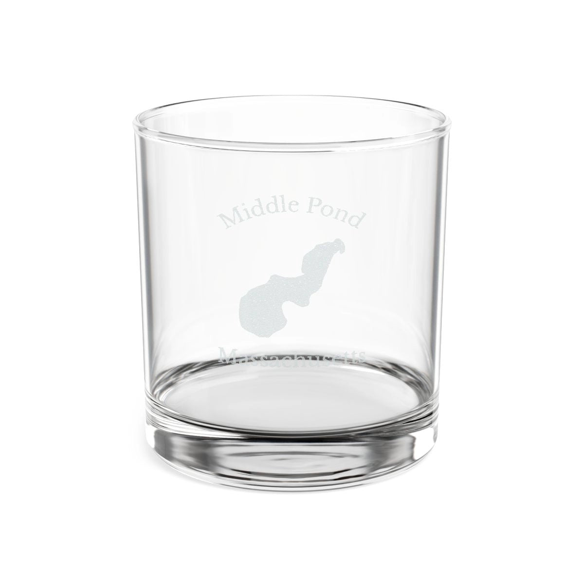 Massachusetts  Middle  Pond  Engraved  Whiskey  Glass  other  position  view  from  front  10.5oz.webp