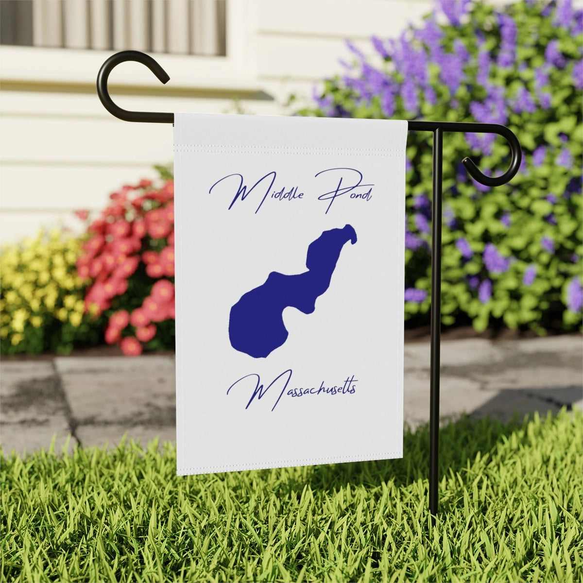 Massachusetts  Middle  Pond  Garden  Banner  other  position  view  from  context-2  12''  x  18''.webp