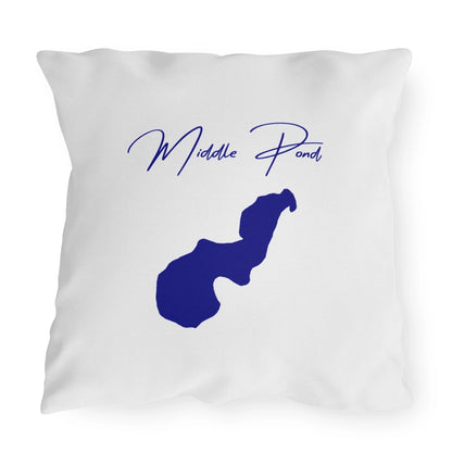 Massachusetts  Middle  Pond  Outdoor  Pillow  front  position  view  from  front  20  x  20.webp