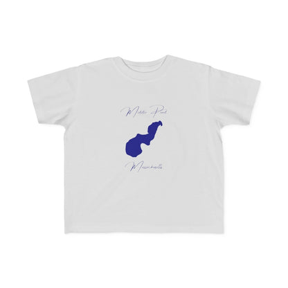 Massachusetts  Middle  Pond  Toddler  T-shirt  front  position  view  from  front  silver.webp