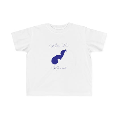 Massachusetts  Middle  Pond  Toddler  T-shirt  front  position  view  from  front  white.webp