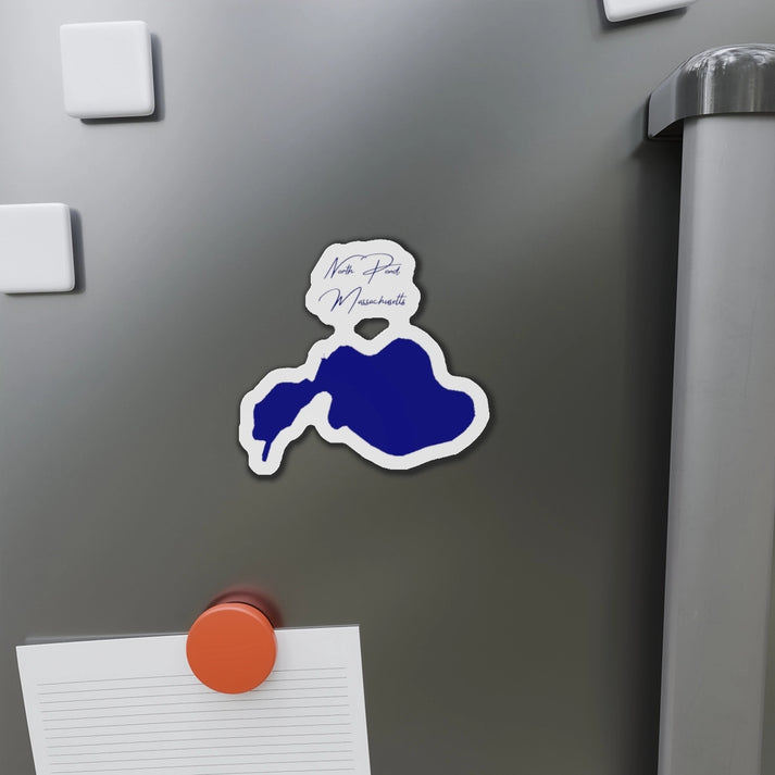 Massachusetts  North  Pond  Die  Cut  Magnet  front  position  view  from  context-1  4  x  4.webp