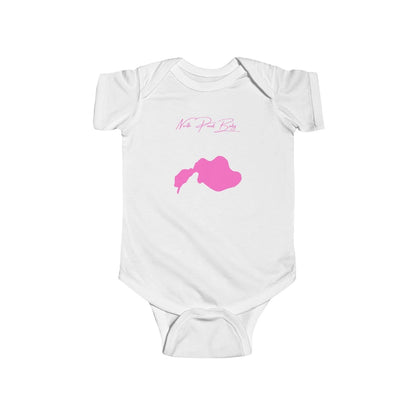 Massachusetts  North  Pond  Onesie  front  position  view  from  front  white.webp