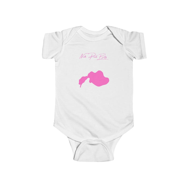 Massachusetts  North  Pond  Onesie  front  position  view  from  front  white.webp