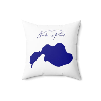 Massachusetts  North  Pond  Pillow  front  position  view  from  back  16  x  16.webp