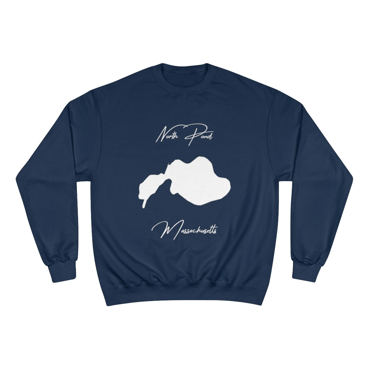 Massachusetts  North  Pond  Sweatshirt  front  position  view  from  front  navy.webp