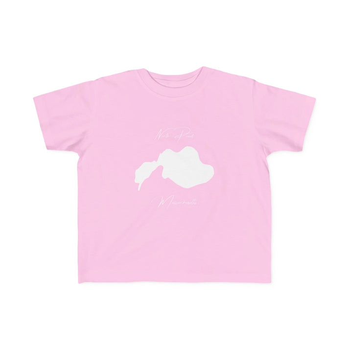 Massachusetts  North  Pond  Toddler  T-shirt  front  position  view  from  front  pink.webp