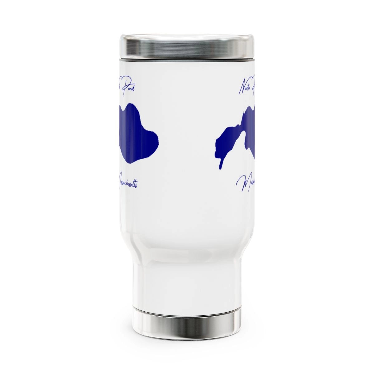 Massachusetts  North  Pond  Travel  Mug  other  position  view  from  front  14oz.webp