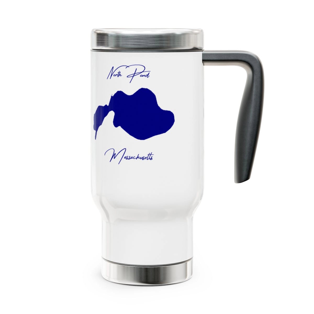 Massachusetts  North  Pond  Travel  Mug  other  position  view  from  right  14oz.webp