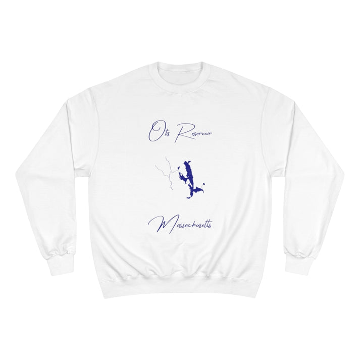 Massachusetts  Otis  Reservoir  Sweatshirt  front  position  view  from  front  white.webp