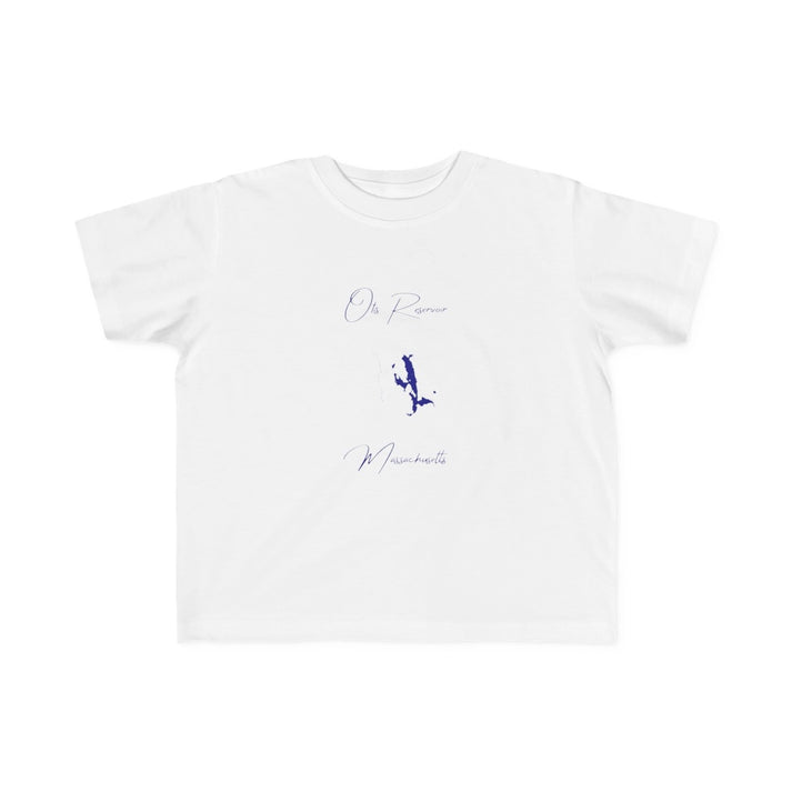 Massachusetts  Otis  Reservoir  Toddler  T-shirt  front  position  view  from  front  white.webp