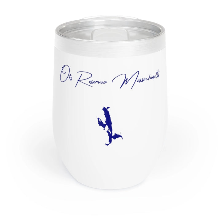 Massachusetts  Otis  Reservoir  Wine  Tumbler  front  position  view  from  front  white.webp