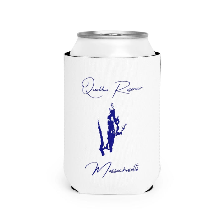 Massachusetts  Quabbin  Reservoir  Can  Koozie  front  position  view  from  front-2  white.webp