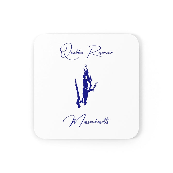 Massachusetts  Quabbin  Reservoir  Coaster  Set  front  position  view  from  front  3.75  x  3.75.webp