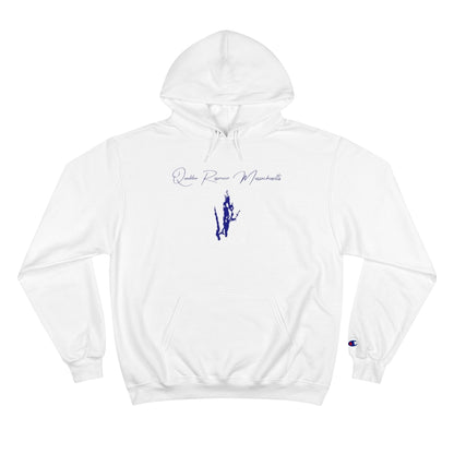 Massachusetts  Quabbin  Reservoir  Hoodie  front  position  view  from  front  white.webp