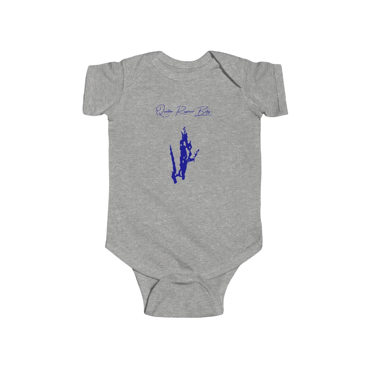 Massachusetts  Quabbin  Reservoir  Onesie  front  position  view  from  front  heather.webp