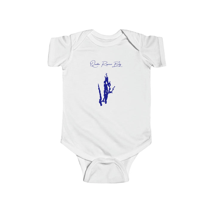 Massachusetts  Quabbin  Reservoir  Onesie  front  position  view  from  front  white.webp