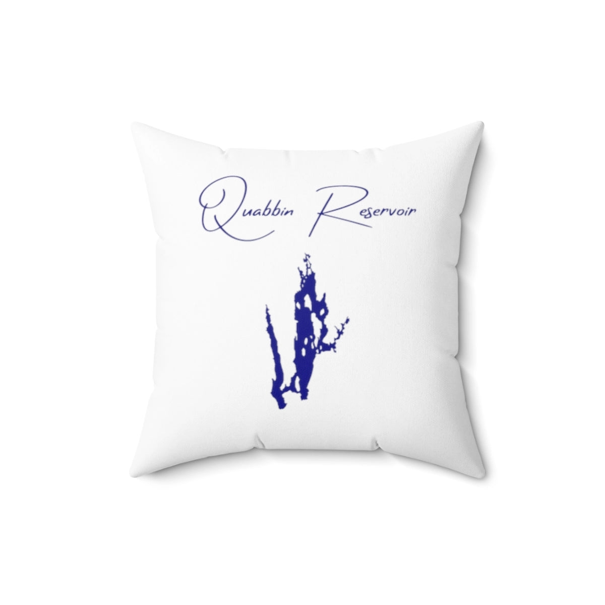 Massachusetts  Quabbin  Reservoir  Pillow  front  position  view  from  front  16  x  16.webp