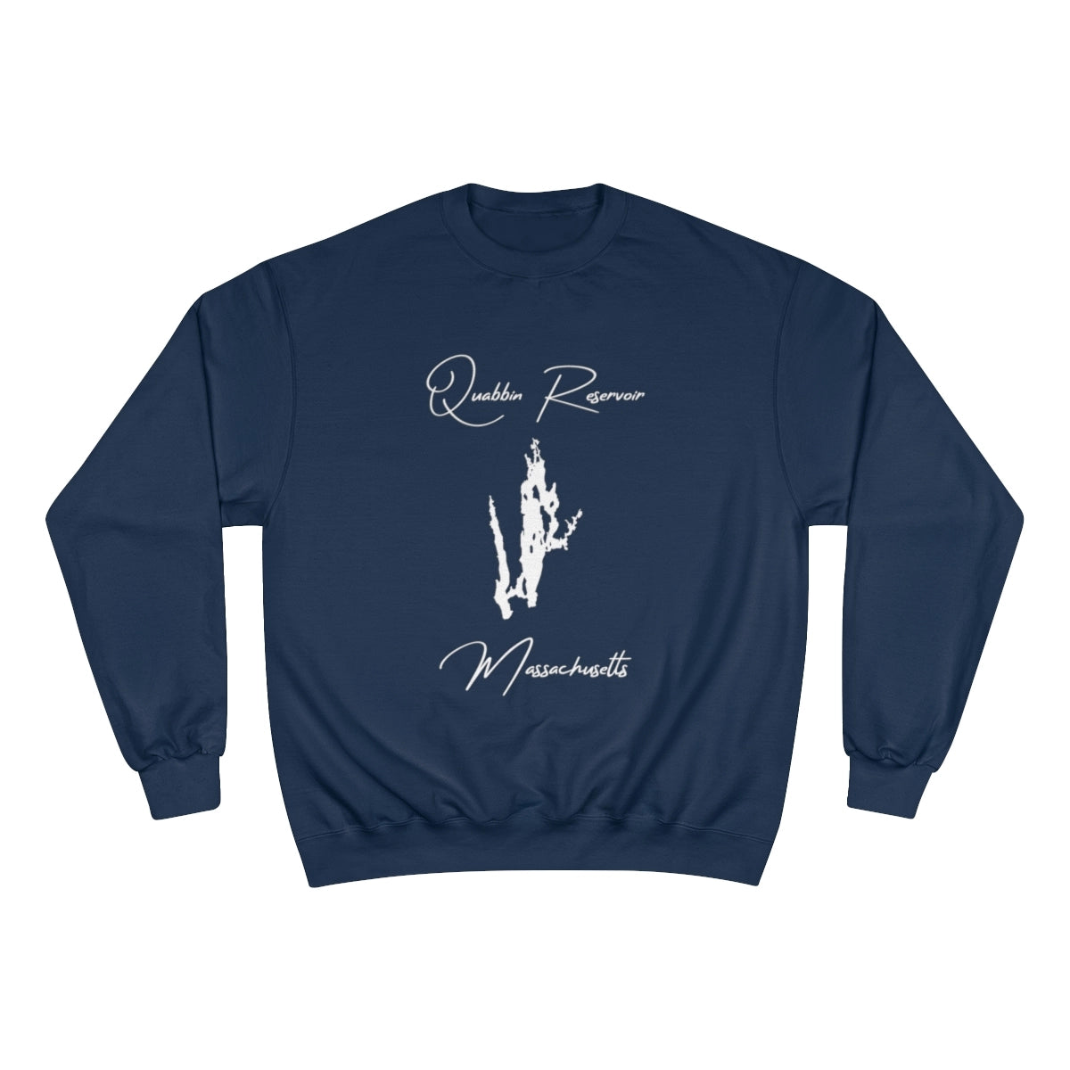 Massachusetts  Quabbin  Reservoir  Sweatshirt  front  position  view  from  front  navy.webp