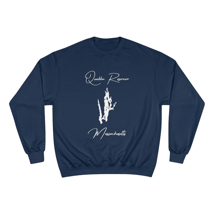 Massachusetts  Quabbin  Reservoir  Sweatshirt  front  position  view  from  front  navy.webp