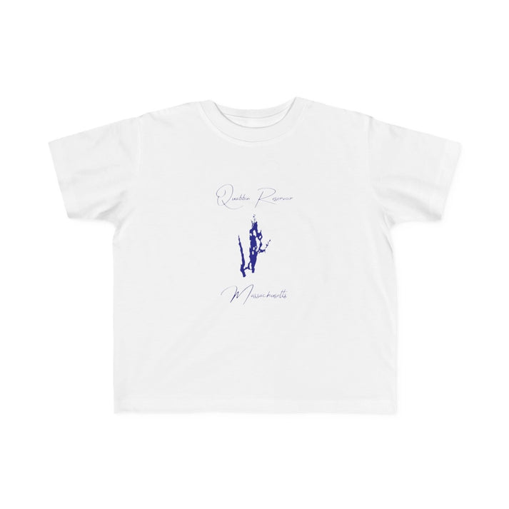 Massachusetts  Quabbin  Reservoir  Toddler  T-shirt  front  position  view  from  front  white.webp