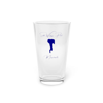 Massachusetts  South  Watuppa  Pond  16oz  Pint  Glass  front  position  view  from  front  16oz.webp