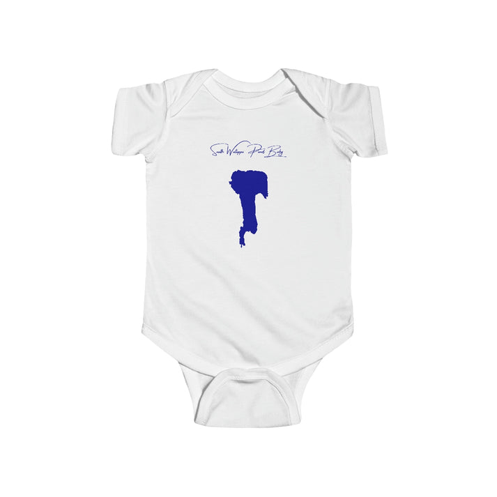 Massachusetts  South  Watuppa  Pond  Onesie  front  position  view  from  front  white.webp