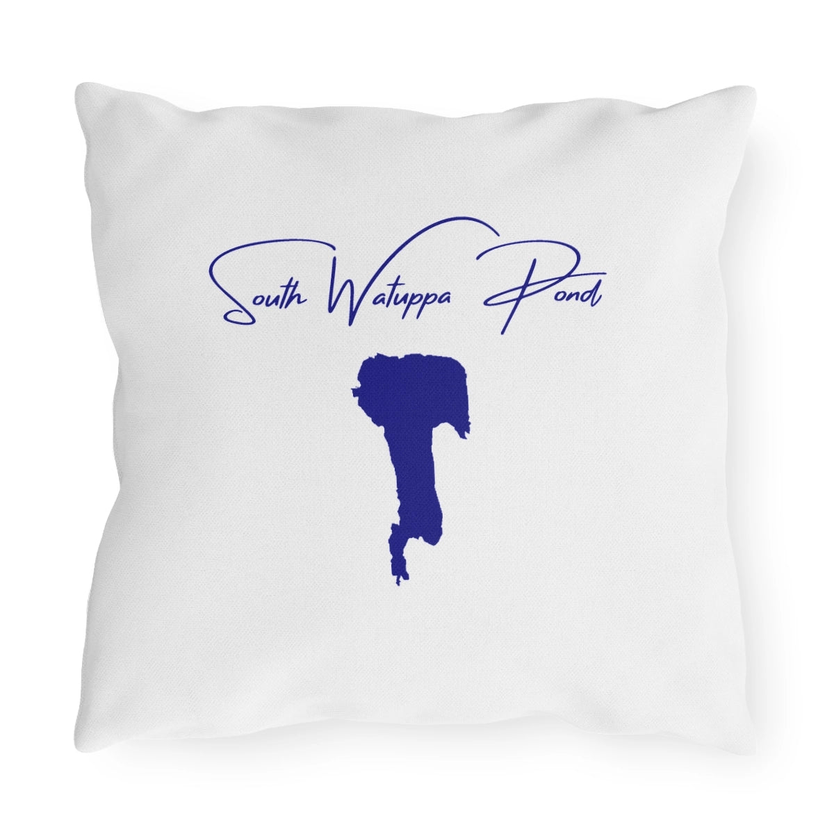 Massachusetts  South  Watuppa  Pond  Outdoor  Pillow  back  position  view  from  back  16  x  16.webp