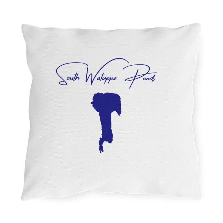 Massachusetts  South  Watuppa  Pond  Outdoor  Pillow  front  position  view  from  front  16  x  16.webp