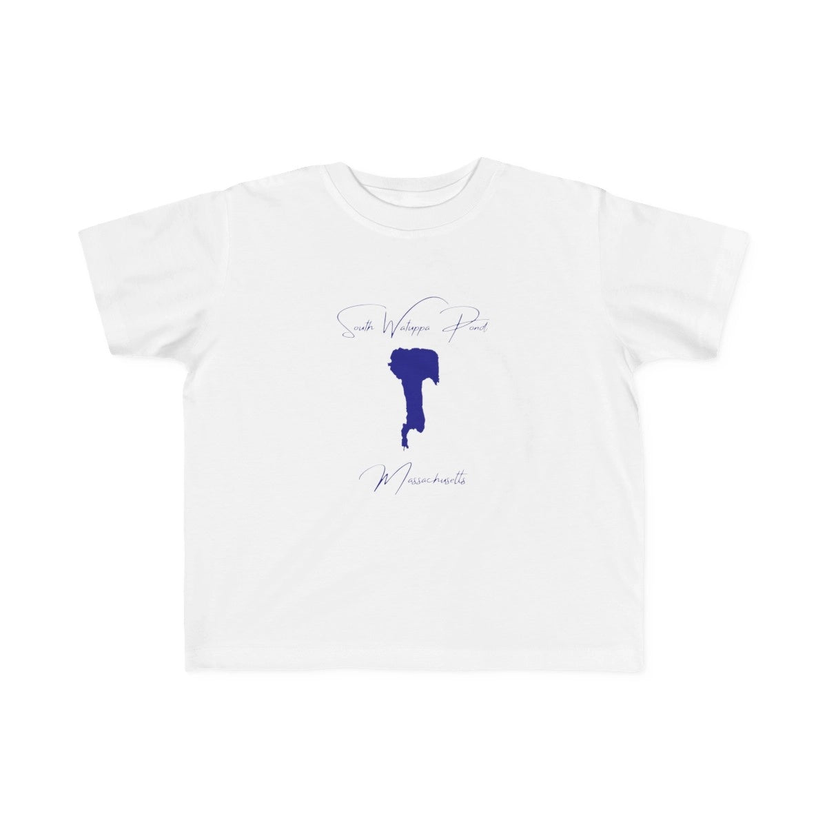 Massachusetts  South  Watuppa  Pond  Toddler  T-shirt  front  position  view  from  front  white.webp