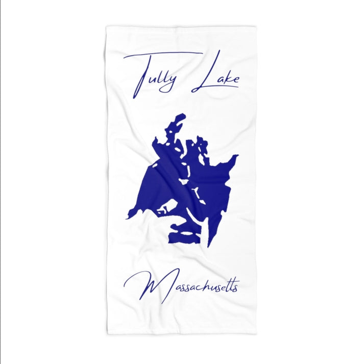Massachusetts  Tully  Lake  Beach  Towel  front  position  view  from  front  36  x  72.webp