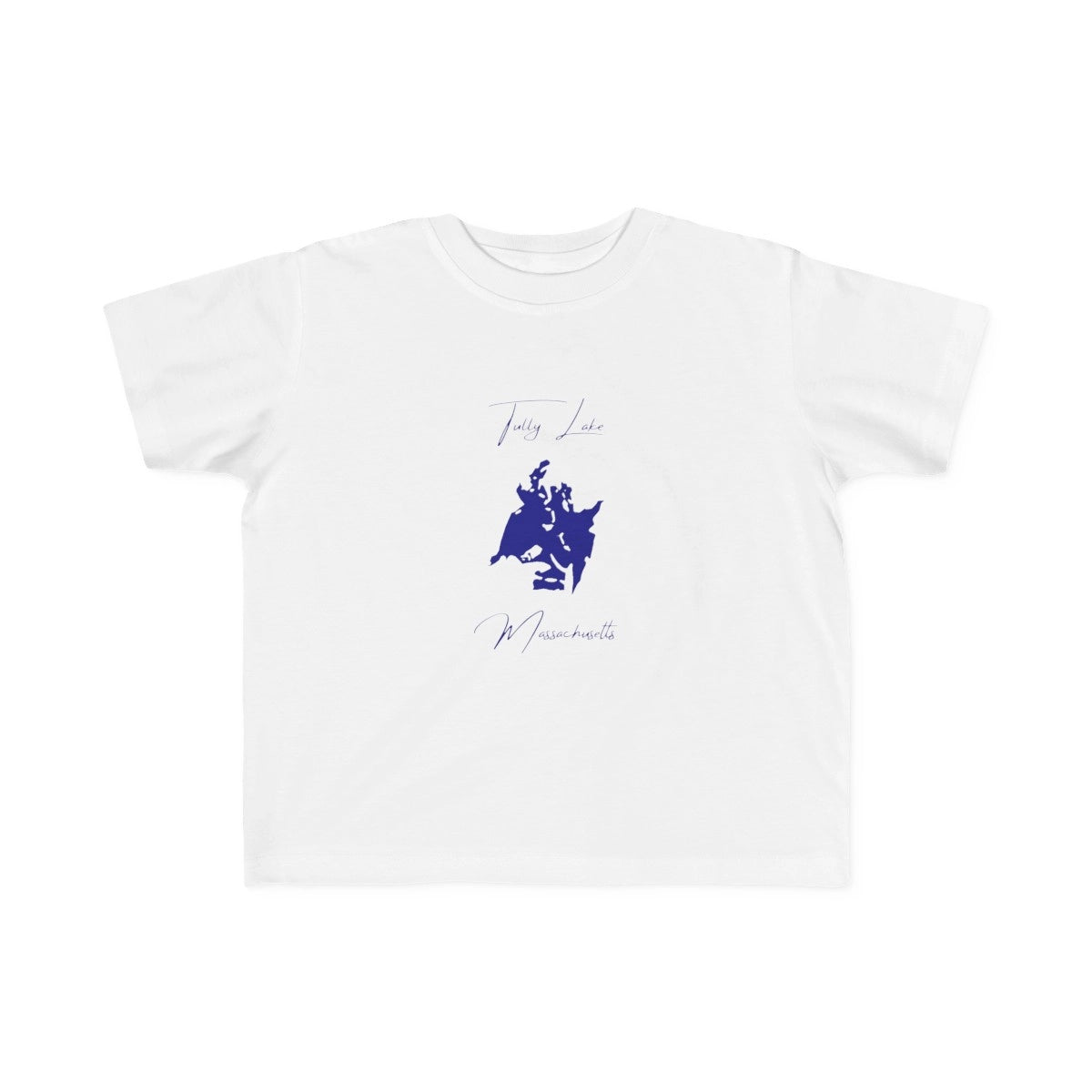 Massachusetts  Tully  Lake  Toddler  T-shirt  front  position  view  from  front  white.webp