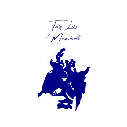 Massachusetts  Tully  Lake  Vinyl  Decal  other  position  view  from  front  4  x  6.webp