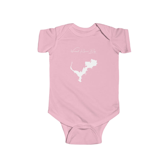 Massachusetts  Wachusett  Reservoir  Onesie  front  position  view  from  front  pink.webp