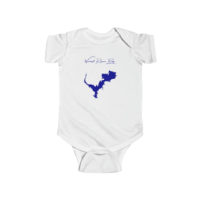 Massachusetts  Wachusett  Reservoir  Onesie  front  position  view  from  front  white.webp