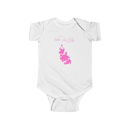 Massachusetts  Webster  Lake  Onesie  front  position  view  from  front  white.webp