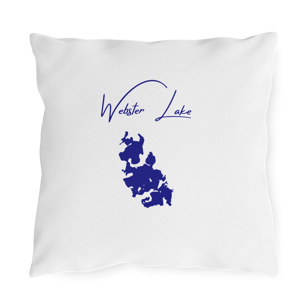 Massachusetts  Webster  Lake  Outdoor  Pillow  front  position  view  from  front  16  x  16.webp