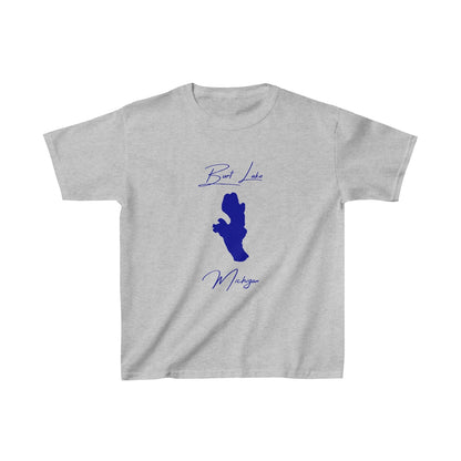 Michigan  Burt  Lake  Youth  T-shirt  front  position  view  from  front  sport  grey.webp