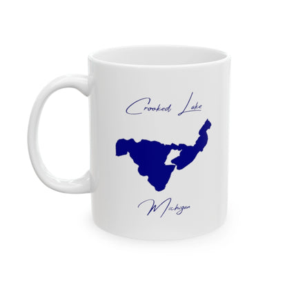 Michigan  Crooked  Lake  Ceramic  Mug  other  position  view  from  left  11oz.webp