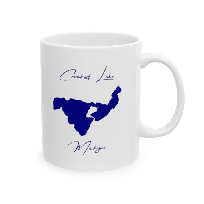 Michigan  Crooked  Lake  Ceramic  Mug  other  position  view  from  right  11oz.webp
