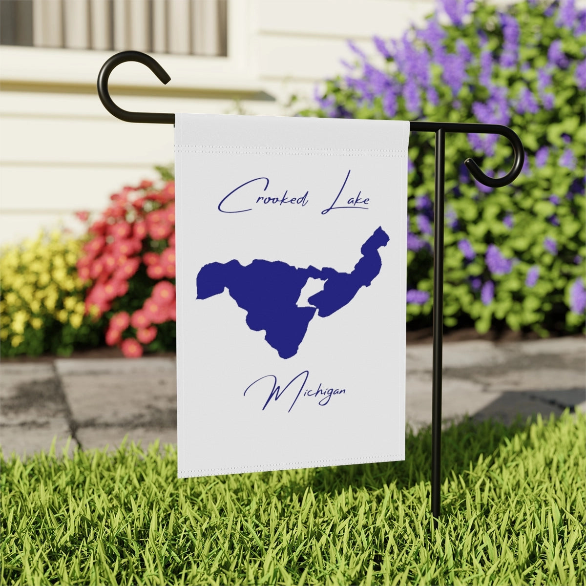 Michigan  Crooked  Lake  Garden  Banner  other  position  view  from  context-2  12''  x  18''.webp