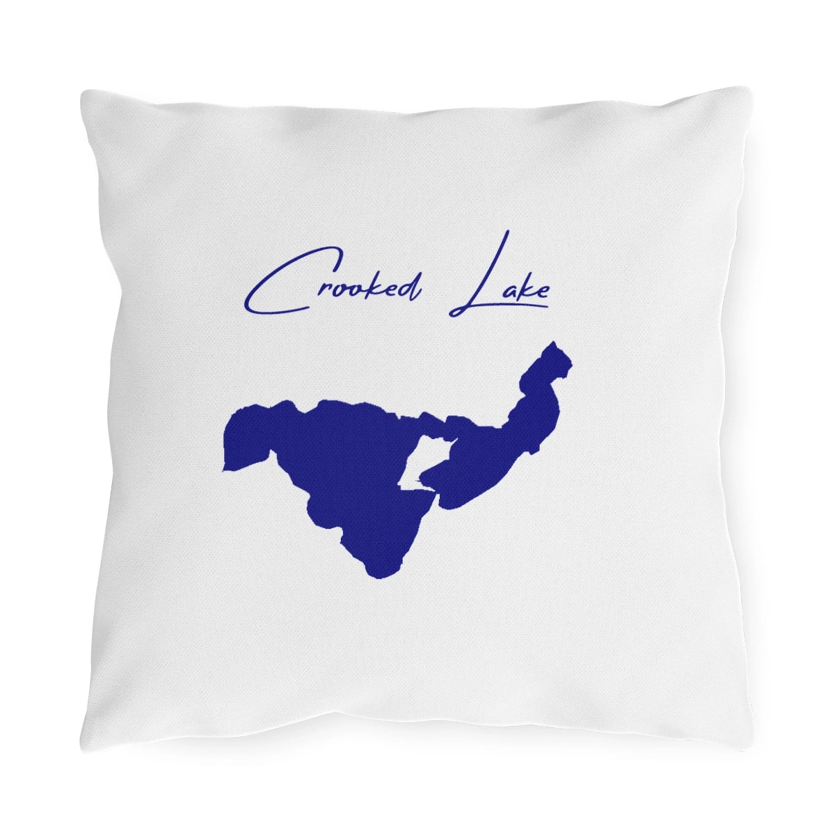 Michigan  Crooked  Lake  Outdoor  Pillow  front  position  view  from  front  16  x  16.webp
