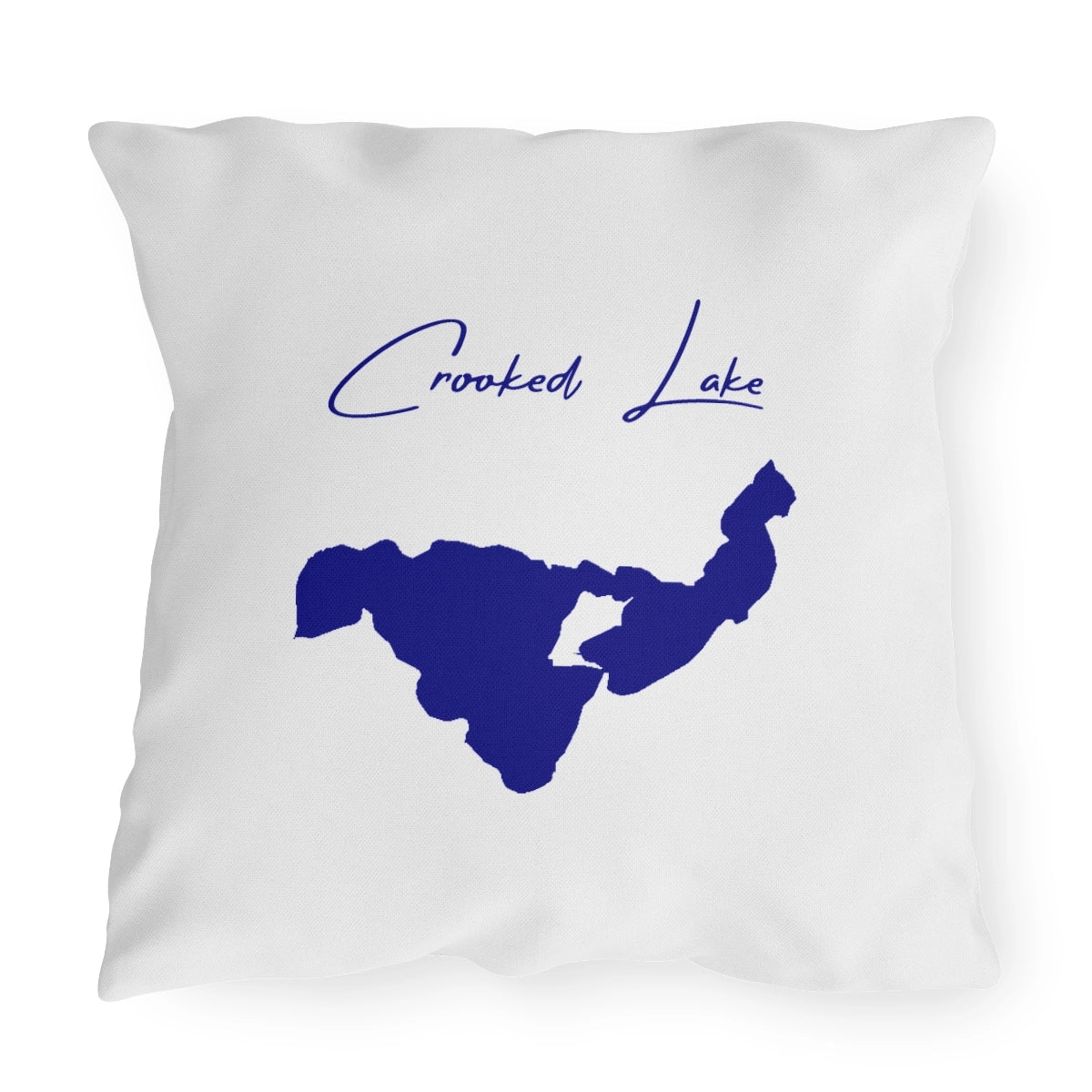 Michigan  Crooked  Lake  Outdoor  Pillow  front  position  view  from  front  20  x  20.webp