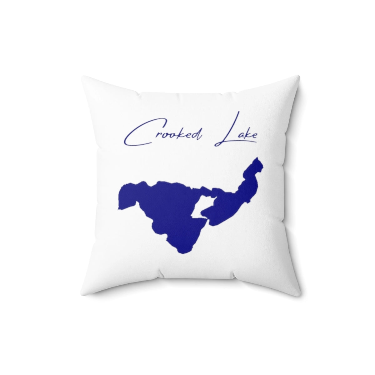 Michigan  Crooked  Lake  Pillow  front  position  view  from  front  16  x  16.webp
