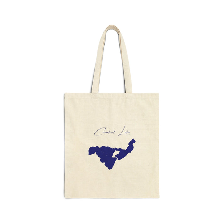 Michigan  Crooked  Lake  Tote  Bag  back  position  view  from  back  15  x  16.webp