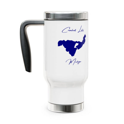 Michigan  Crooked  Lake  Travel  Mug  other  position  view  from  left  14oz.webp