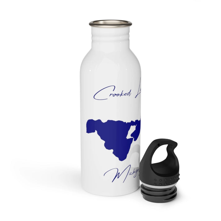Michigan  Crooked  Lake  Water  bottle  other  position  view  from  open  white.webp